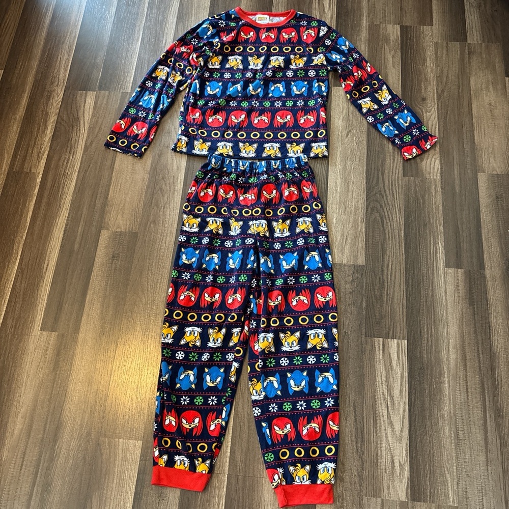 Sega Sonic the Hedgehog boys pajama set